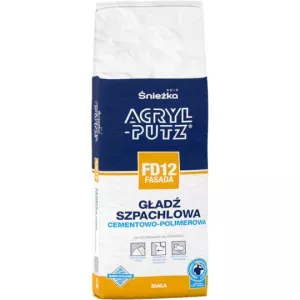 Acryl Putz FD12 Fasada 2kg gładź szpachlowa cementowo polimerowa Śnieżka