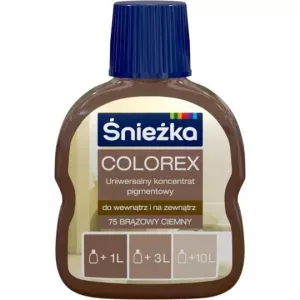 COLOREX BRĄZOWY CIEMNY 75 100ml ŚNIEŻKA