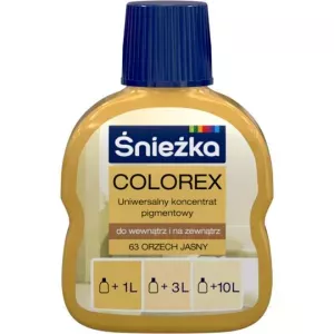 COLOREX ORZECH JASNY 63 100ml ŚNIEŻKA
