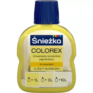 COLOREX ŻÓŁTY SŁONECZNY 12 100ml ŚNIEŻKA