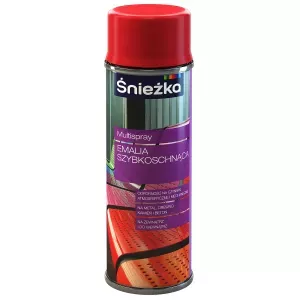 Farba w sprayu Multispray czekoladowy połysk RAL8017 400ml Śnieżka