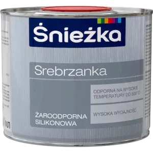 Srebrzanka silikonowa żaroodporna 0,5l do 500°C