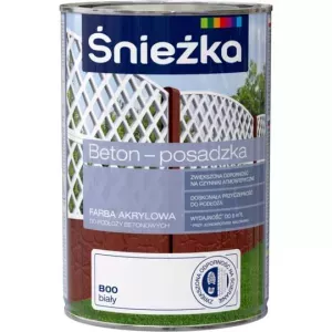 Śnieżka beton posadzka biały 1l