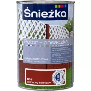 Śnieżka beton posadzka czerwony tlenkowy 1l