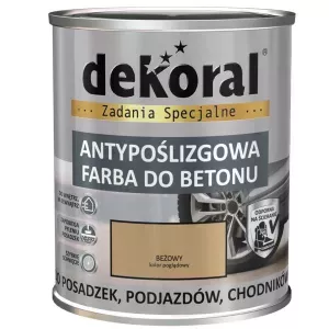 Dekoral Akrylit B beżowy 0,75l antypoślizgowa farba do posadzek betonowych