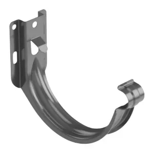 Hak rynnowy doczołowy Stal 150mm srebrny metalic RAL9006 Galeco