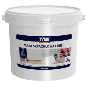 Szpachla do spoinowania Finish biała 3kg Tytan