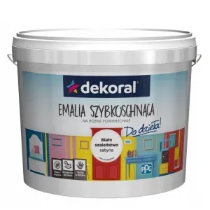 ZAMIENNIK - Emalia akrylowa Akrylux Plus białe szaleństwo 10l Dekoral