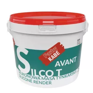 Tynk silikonowy 1,5mm Silco T Avant 25kg baza A biała Kabe