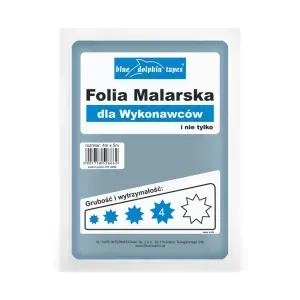 Folia malarska dla wykonawców 4x5m gruba CFC_28662 Blue Dolphin