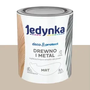 Emalia akrylowa Jedynka Deco&Protect beżowy mat 0,7l Tikkurila