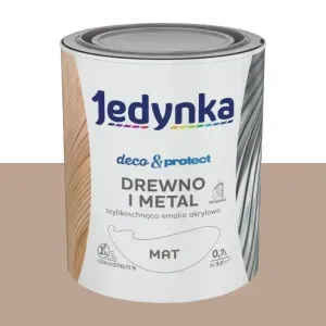Emalia akrylowa Jedynka Deco&Protect brązowy mat 0,7l Tikkurila