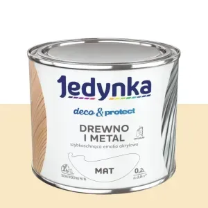 Emalia akrylowa Jedynka Deco&Protect kremowy mat 0,2l Tikkurila