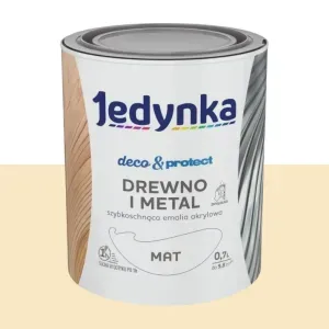 Emalia akrylowa Jedynka Deco&Protect kremowy mat 0,7l Tikkurila