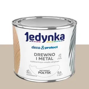 Emalia akrylowa Jedynka Deco&Protect beżowy satynowy połysk 0,2l Tikkurila