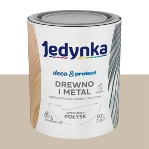 Emalia akrylowa Jedynka Deco&Protect beżowy satynowy połysk 0,7l Tikkurila