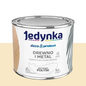 Emalia akrylowa Jedynka Deco&Protect kremowy satynowy połysk 0,2l Tikkurila
