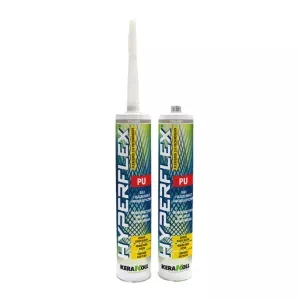 Klej uszczelniacz poliuretanowy Hyperflex PU stalowy 300ml Kerakoll