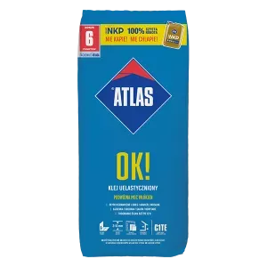 Atlas OK! 5kg C1 TE klej do płytek uelastyczniony