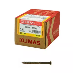 Wkręt hartowany Master 5,0x80mm łeb stożkowy TX25 200szt.