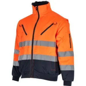 Kurtka ochronna ostrzegawcza Pilot Hi-Vis roz.XXL pomarańczowy Stalco