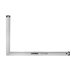 Kątownica anodowana 50x80cm bez wskaźników ze ściętym narożnikiem Pro