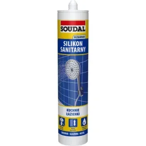 Silikon sanitarny bezbarwny 280ml Soudal