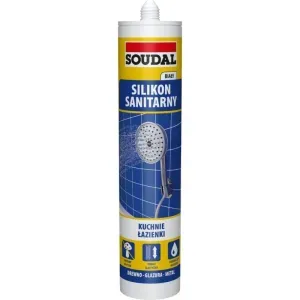Silikon sanitarny biały 280ml Soudal