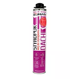 Pianoklej do styropianu pistoletowy Styropuk Dach 750ml Izohan/Nexler