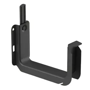 Hak rynnowy doczołowy do maskownicy STAL2 /BZO 125mm grafit RAL7015 Galeco