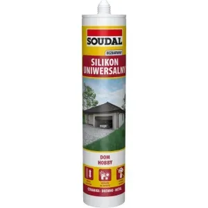 Silikon uniwersalny bezbarwny 280ml Soudal