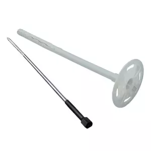 Kołek do styropianu 10x260mm trzpień stalowy długa strefa rozporu Ziel-Plast