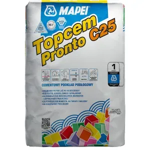 Posadzka cementowa Topcem Pronto C25 25kg Mapei