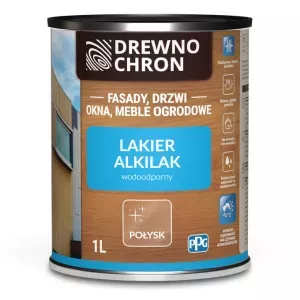 Drewnochron Alkilak bezbarwny połysk 1 lakier wodoodporny