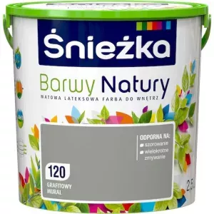 Barwy Natury 120 grafitowy mural 2,5l