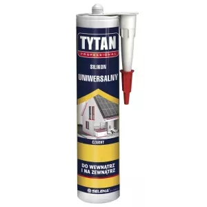 Tytan silikon uniwersalny czarny 280ml