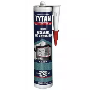 Tytan silikon szklarski i do akwarium bezbarwny 280ml