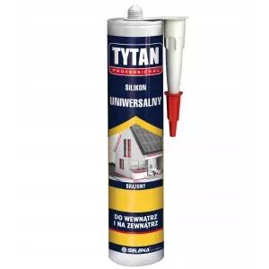 Silikon uniwersalny brązowy 280ml Tytan