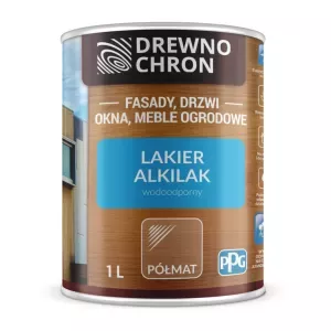 Drewnochron Alkilak bezbarwny półmat 1 llakier wodoodporny