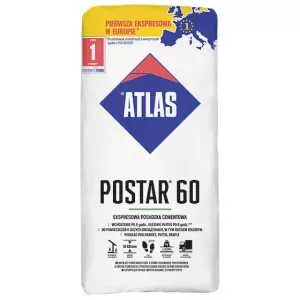 Atlas Postar 60 25kg ekspresowa posadzka cementowa (paleta 42szt)
