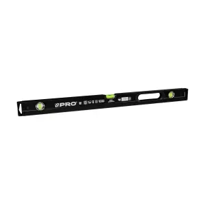 Poziomica 80cm czarna frezowana S800 PRO