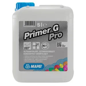 Grunt uniwersalny szybkoschnący Primer G Pro 5l Mapei