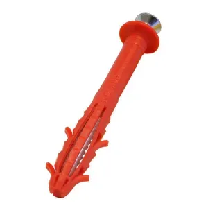 Kołek szybkiego montażu z kołnierzem 6x60mm 30szt. z 4-stronną strefą rozporu Amex