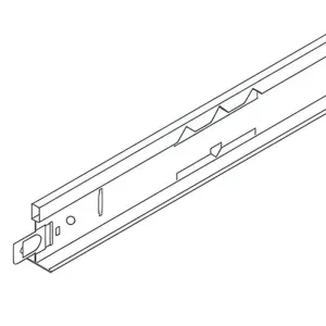 Profil nośny do montażu sufitów kasetonowych Nr 45G 3,7m OWA