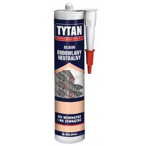 Silikon budowlany neutralny szary 280ml Tytan