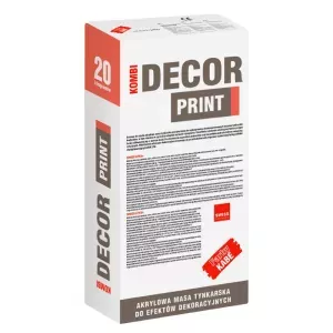 Zaprawa tynkarska Kombi Decor Print 25kg Kabe