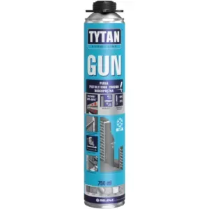 Pianka montażowa niskoprężna Gun Euro Line zimowa 750ml Tytan