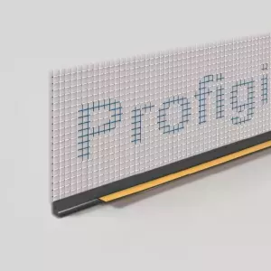 Listwa przyokienna z uszczelką i siatką 6mm L=3m grafit Profigips
