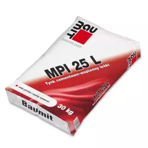 Tynk wewnętrzny cementowo-wapienny Baumit MPI 25L 30kg