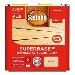 Impregnat techniczny do drewna Superbase bezbarwny 2,5l Sadolin